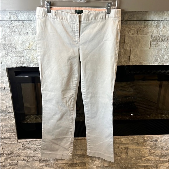 J.Crew City Fit beige  capri Pants size 4 - Picture 1 of 12